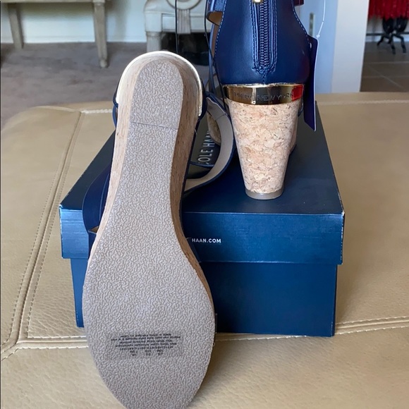 MNY Navy Blue espadrilles. - Picture 6 of 8